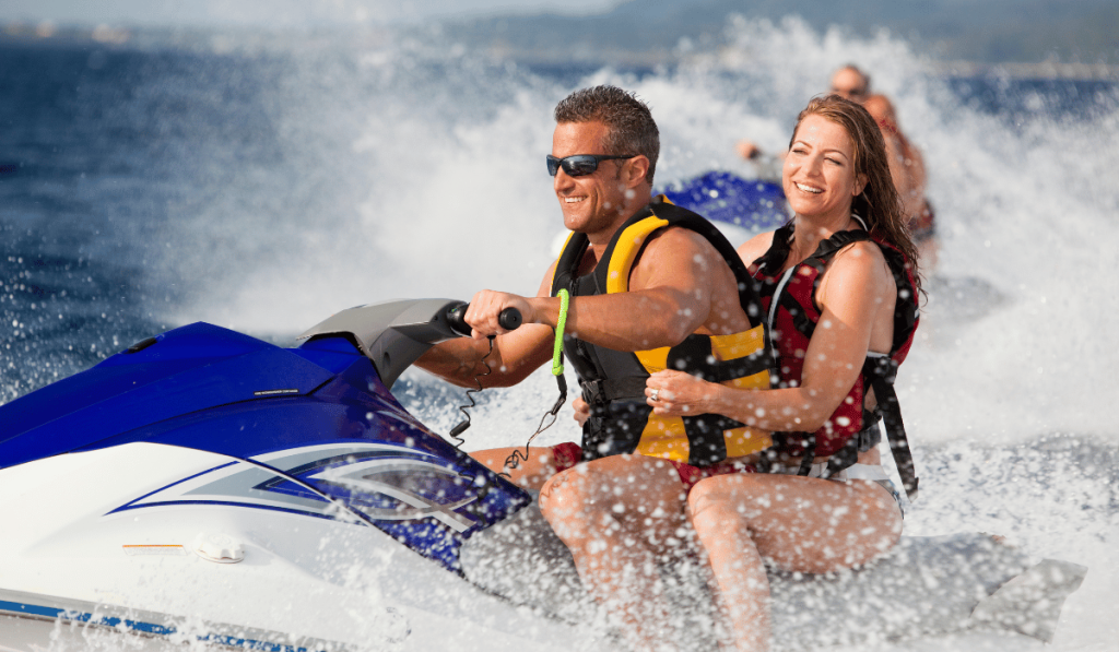 couple on a jetski - best powersports